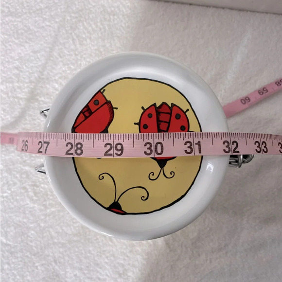 Vintage Bugz By Ursula Dodge Ceramic Ladybug  Signature Stoneware Canister - Picture 15 of 16